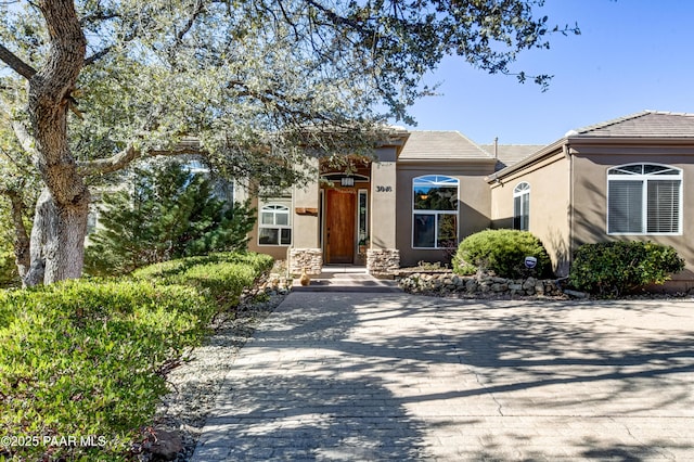 view of front of home