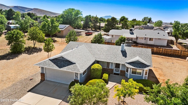 4560 N Agua Fria Dr, Prescott Valley, AZ 86314 - aerial perspective of suburban area with a mountainous background