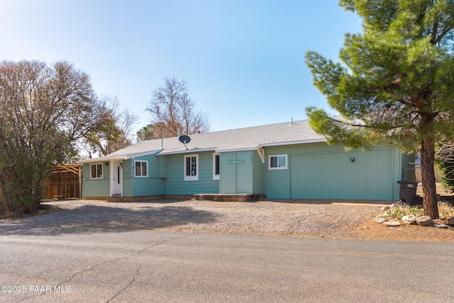 view of ranch-style home