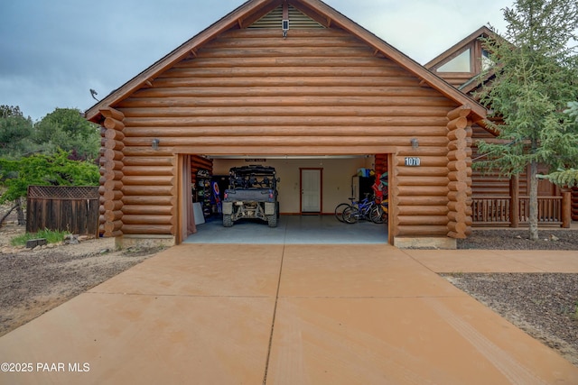 1070 Quiet Pines Ln, Prescott, AZ 86303 - garage featuring concrete driveway