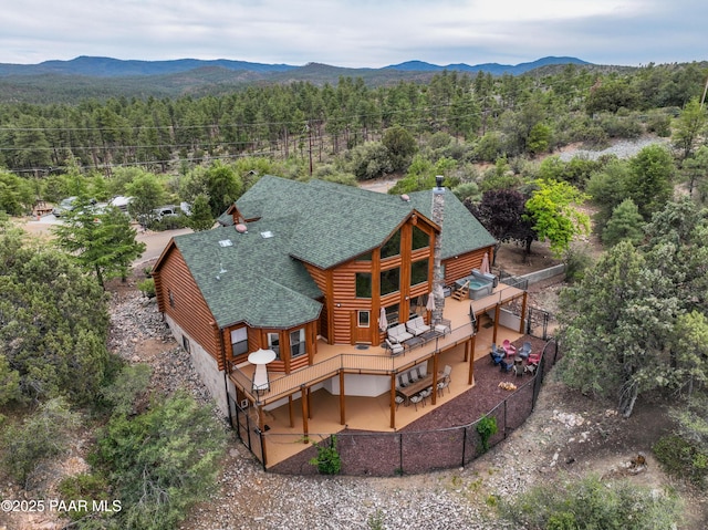 1070 Quiet Pines Ln, Prescott, AZ 86303 - view of subject property featuring a mountain backdrop