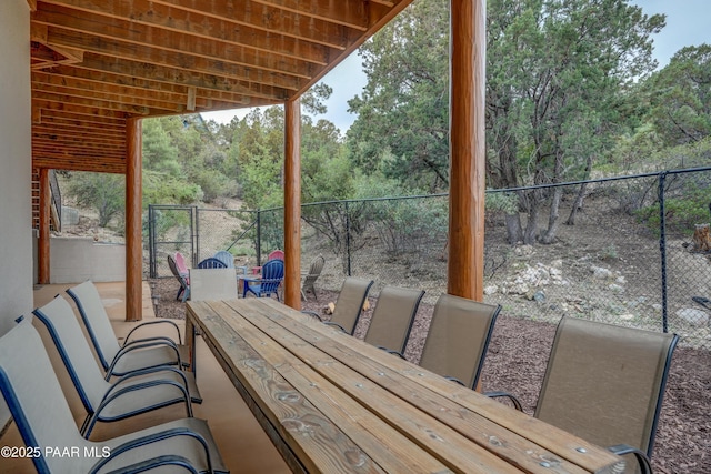 1070 Quiet Pines Ln, Prescott, AZ 86303 - view of patio with outdoor dining area