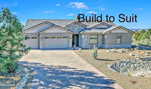 craftsman-style house featuring a garage