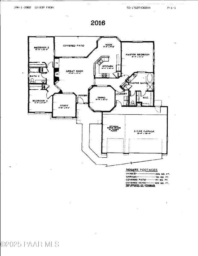 3096 Adobe Springs Dr, Prescott, AZ 86301 - view of property floor plan