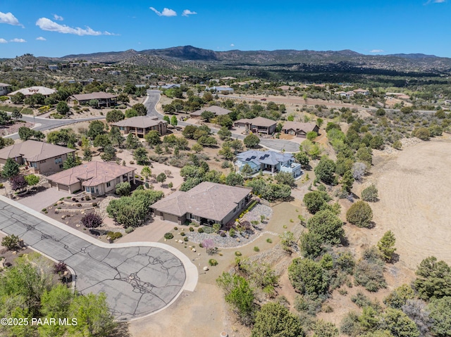 892 Canyon Breeze Ct, Prescott, AZ 86303 - drone / aerial view with a residential view and a mountain view