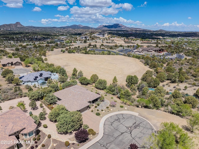 892 Canyon Breeze Ct, Prescott, AZ 86303 - aerial view featuring a residential view and a mountain view