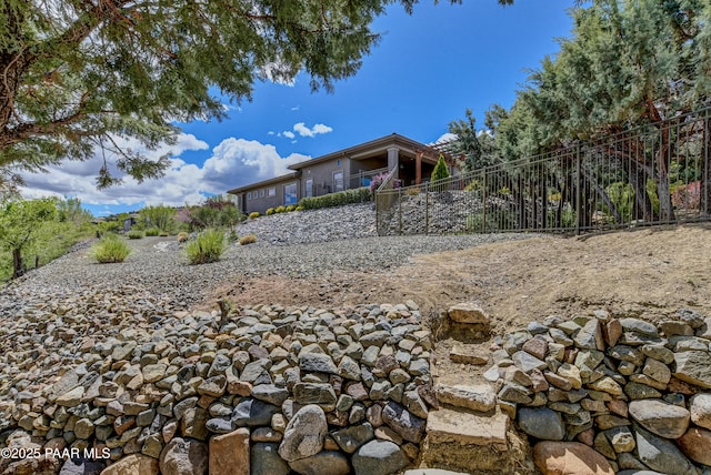 892 Canyon Breeze Ct, Prescott, AZ 86303 - view of yard with fence