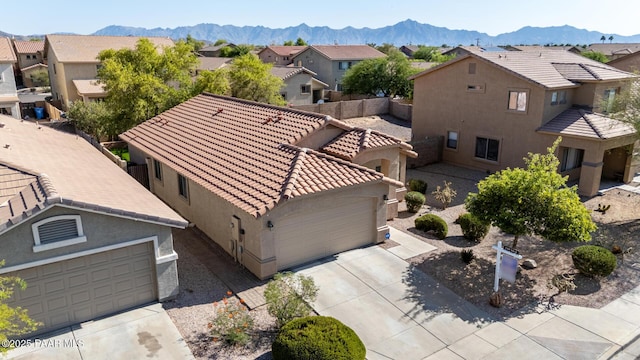 3713 W Nancy Ln, Phoenix, AZ 85041 - aerial view of residential area featuring mountains