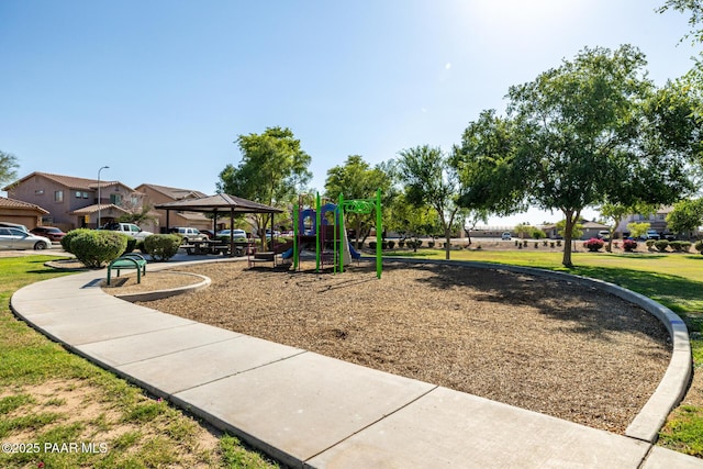 3713 W Nancy Ln, Phoenix, AZ 85041 - community playground featuring a gazebo and a lawn