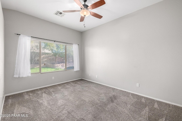 3713 W Nancy Ln, Phoenix, AZ 85041 - carpeted spare room featuring a ceiling fan and baseboards