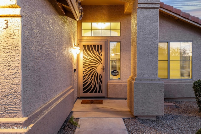 3713 W Nancy Ln, Phoenix, AZ 85041 - view of exterior entry with stucco siding