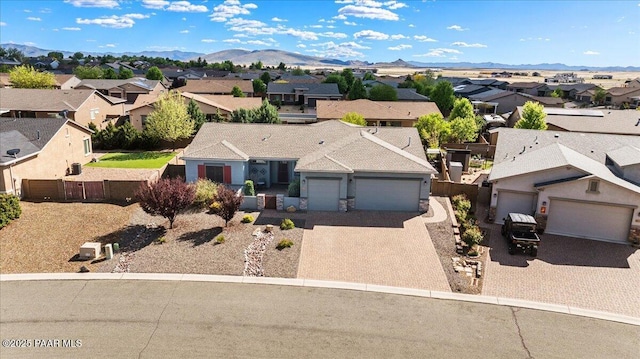 7123 E Roque Ln, Prescott Valley, AZ 86315 - aerial view of residential area with a mountainous background