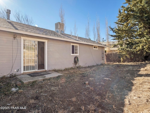 view of rear view of property