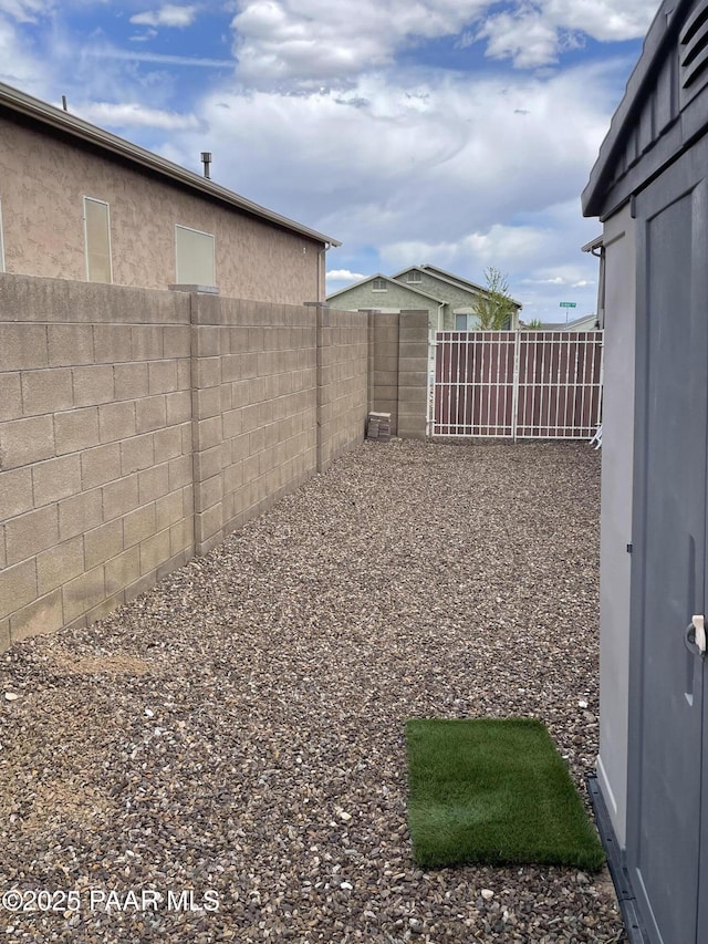 6175 Greer Ln, Prescott Valley, AZ 86314 - view of yard featuring a fenced backyard