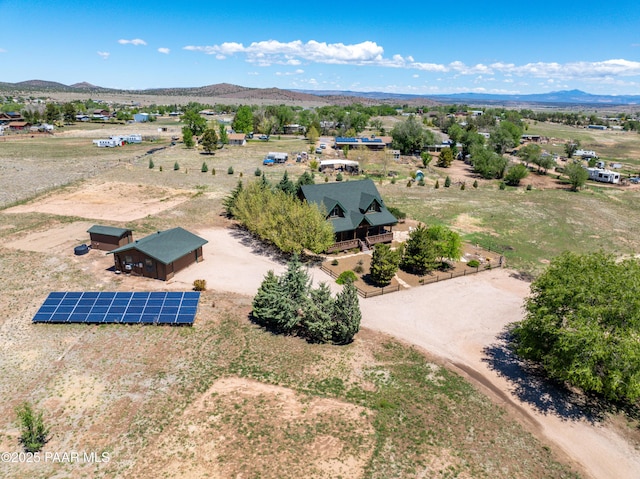 1740 W Bumblebee Rd, Chino Valley, AZ 86323 - aerial view of sparsely populated area featuring a mountain backdrop