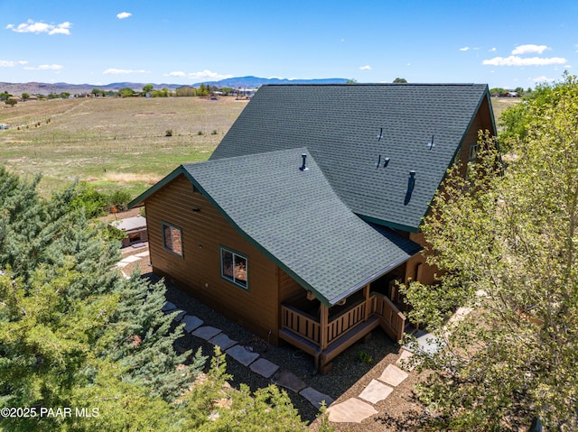 1740 W Bumblebee Rd, Chino Valley, AZ 86323 - aerial view of property and surrounding area featuring a mountain backdrop