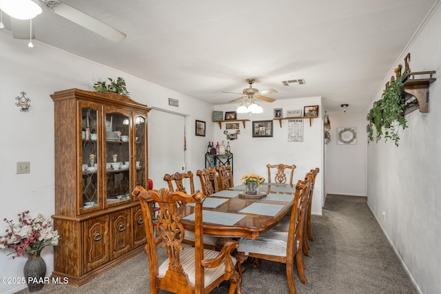 2049 N Maricopa St, Chino Valley, AZ 86323 - carpeted dining area with a ceiling fan