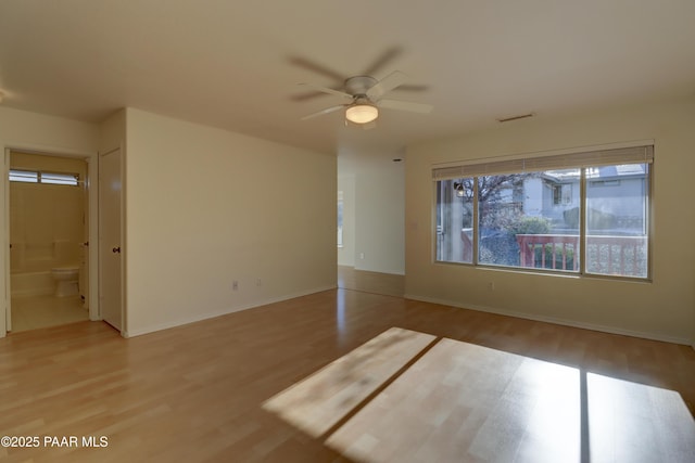 3160 Cascades Dr Unit 16H, Prescott, AZ 86301 - unfurnished room with a ceiling fan and light wood finished floors