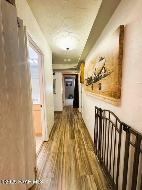 1696 W Linger Ln, Prescott, AZ 86303 - hallway with wood finished floors
