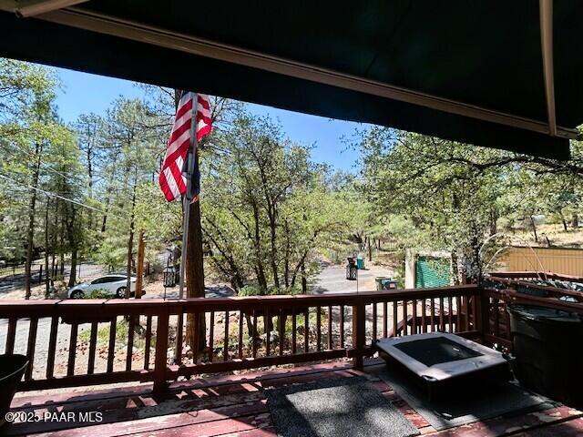 1696 W Linger Ln, Prescott, AZ 86303 - view of deck