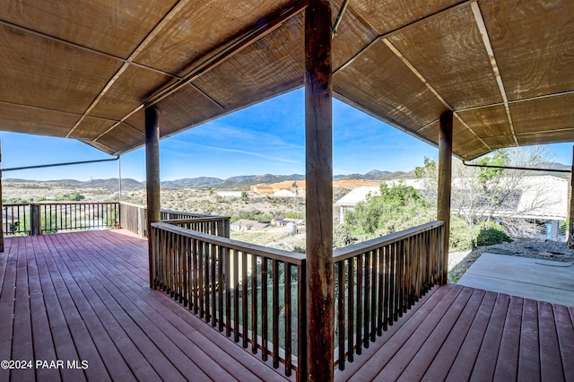 2570 S Colina Ln, Dewey-Humboldt, AZ 86329 - deck featuring a mountain view