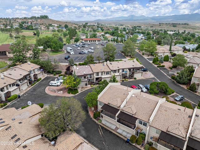 1017 N Fairway Dr, Dewey-Humboldt, AZ 86327 - aerial view of residential area featuring a mountainous background