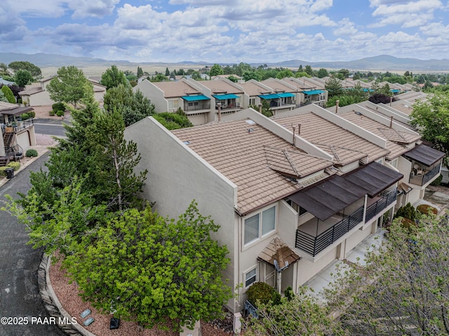 1017 N Fairway Dr, Dewey-Humboldt, AZ 86327 - aerial view of residential area featuring a mountainous background