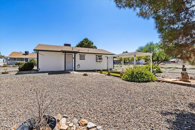 20249 E Prickly Pear Dr, Mayer, AZ 86333 - back of house with a pergola