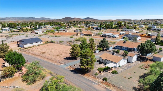 20249 E Prickly Pear Dr, Mayer, AZ 86333 - aerial perspective of suburban area featuring mountains