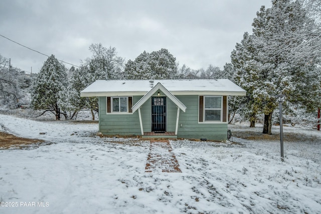 view of bungalow