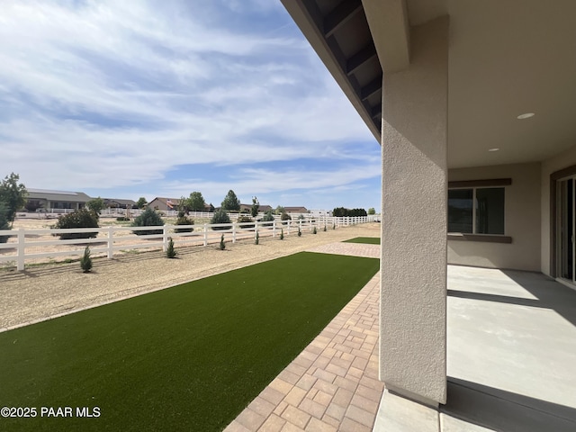 218 Brenna Dr, Chino Valley, AZ 86323 - fenced backyard with a patio