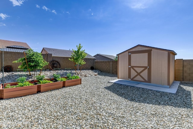 6166 E Walden Way, Prescott Valley, AZ 86314 - fenced backyard with a garden and a shed