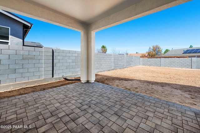 7492 E Louie Ln, Prescott Valley, AZ 86315 - view of patio / terrace featuring a fenced backyard