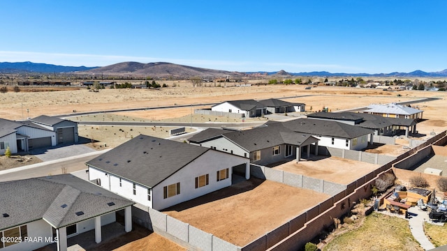 7492 E Louie Ln, Prescott Valley, AZ 86315 - drone / aerial view featuring a residential view and a mountain view