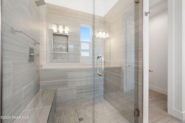 7492 E Louie Ln, Prescott Valley, AZ 86315 - full bath featuring a stall shower and baseboards
