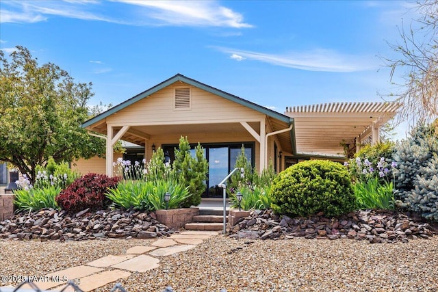 1640 W Grasshopper Ln, Chino Valley, AZ 86323 - view of front of home featuring a porch