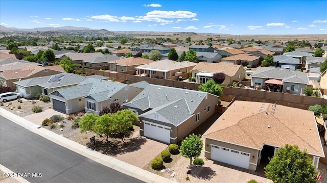 13058 E Acosta St, Dewey-Humboldt, AZ 86327 - aerial perspective of suburban area featuring a mountainous background