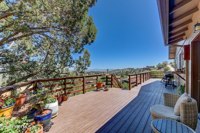 930 Ohio St, Prescott, AZ 86303 - view of wooden terrace