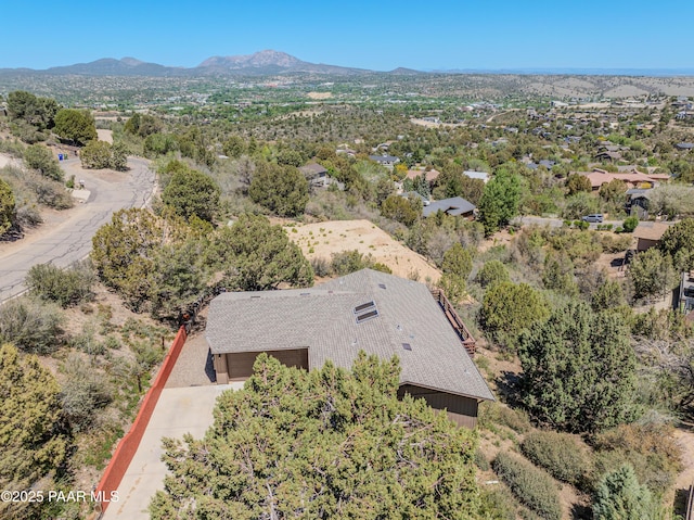 930 Ohio St, Prescott, AZ 86303 - aerial view of property and surrounding area with mountains