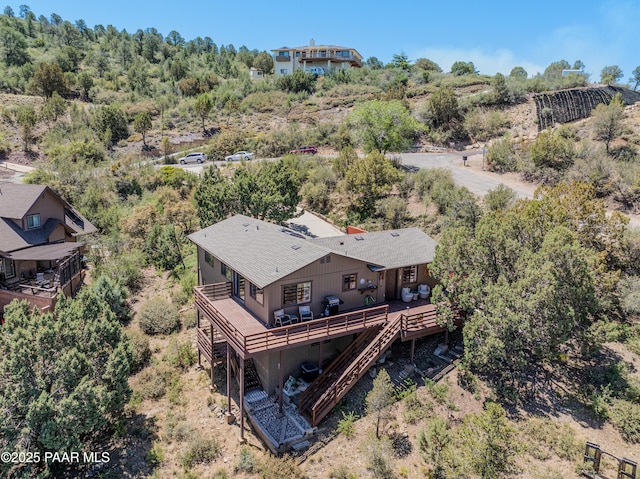 930 Ohio St, Prescott, AZ 86303 - aerial view of property and surrounding area