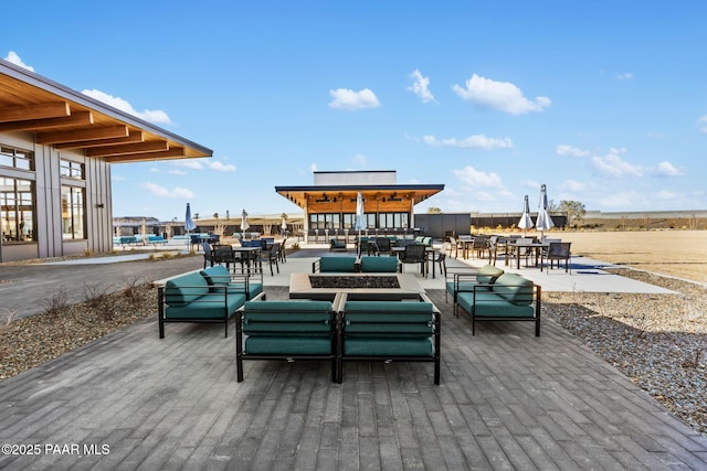 view of patio / terrace featuring outdoor lounge area