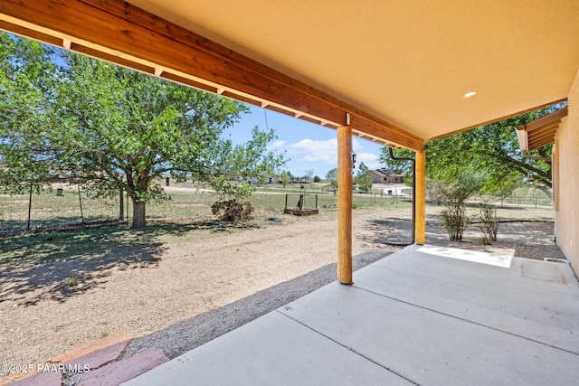 25870 N Merlot Ln, Paulden, AZ 86334 - view of patio / terrace featuring fence