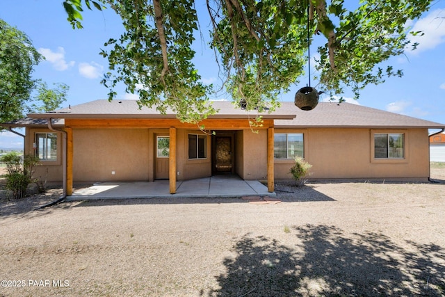 25870 N Merlot Ln, Paulden, AZ 86334 - rear view of property with a patio area and stucco siding