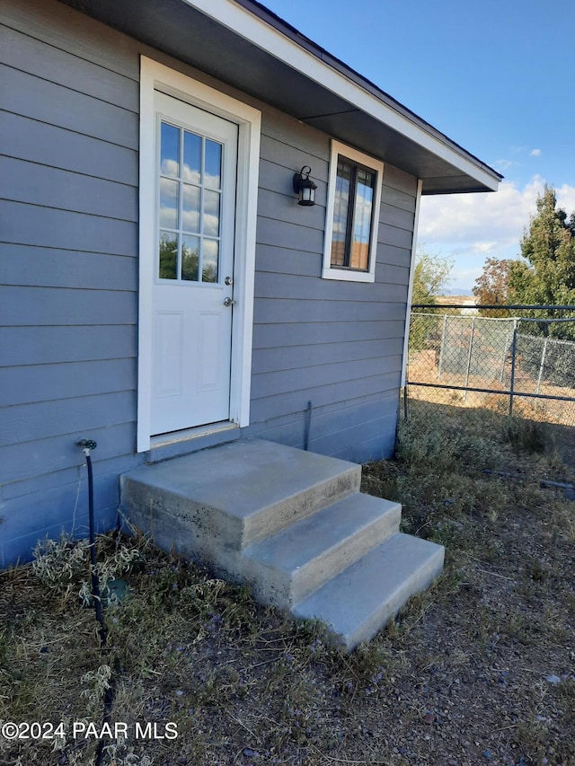 view of property entrance