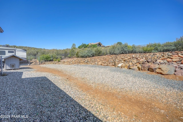 view of road