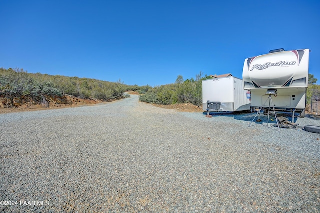 view of road