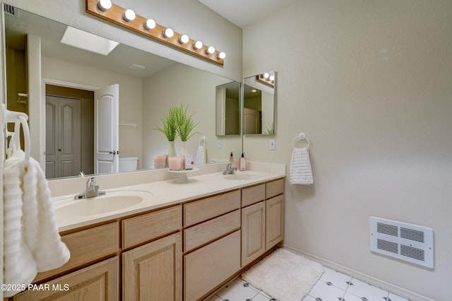 2785 W Bard Ranch Rd, Prescott, AZ 86305 - full bathroom with double vanity and baseboards