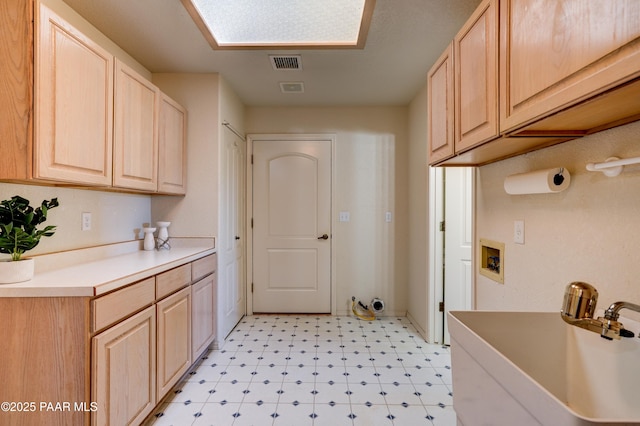 2785 W Bard Ranch Rd, Prescott, AZ 86305 - kitchen with light flooring, light brown cabinets, and light countertops