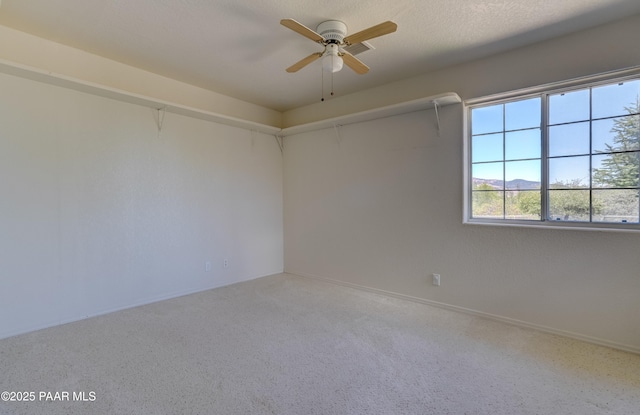 2785 W Bard Ranch Rd, Prescott, AZ 86305 - carpeted empty room featuring a ceiling fan and baseboards
