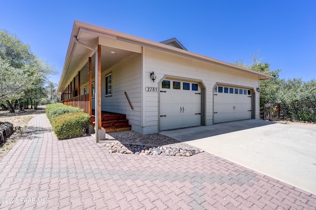 2785 W Bard Ranch Rd, Prescott, AZ 86305 - view of home's exterior featuring concrete driveway and an attached garage